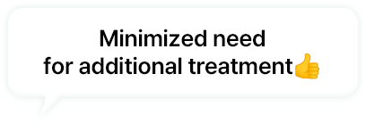 추가 치료 가능성 낮음