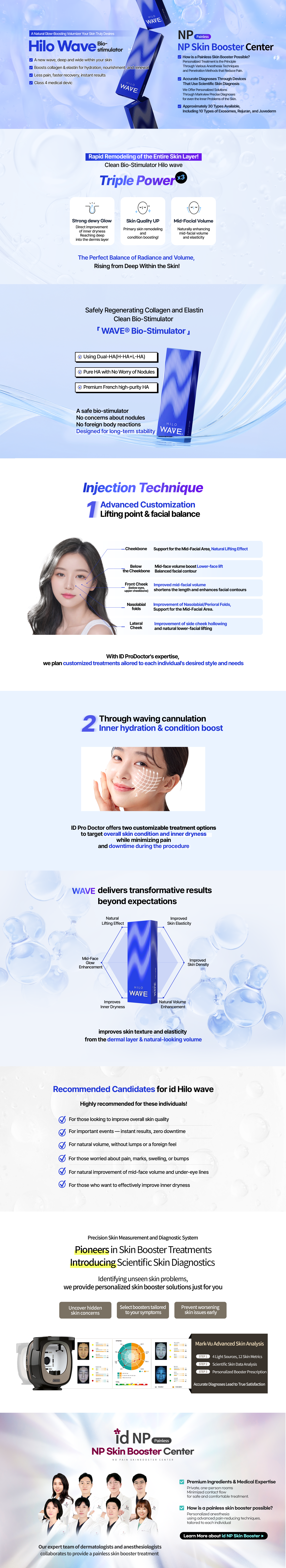 Hilo Wave skin booster from id Dermatology — biostimulator treatment that boosts collagen and elastin for deep hydration, skin renewal, and fast recovery.